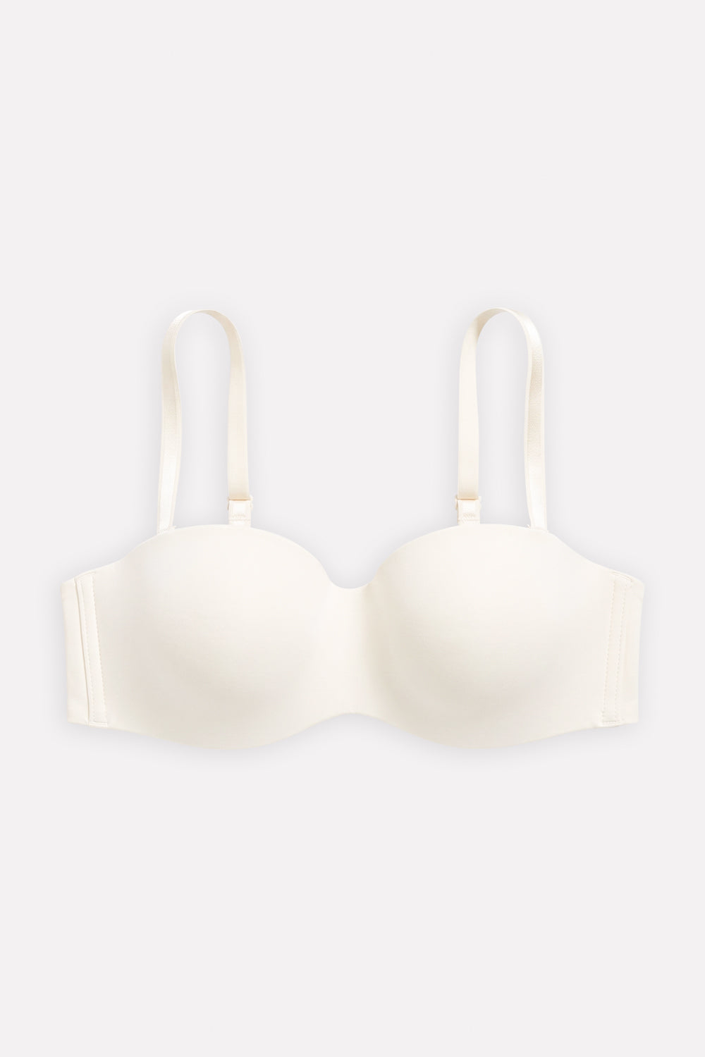 Women’s Smooth Moulded Cup Adjustable Straps Balconette Bra