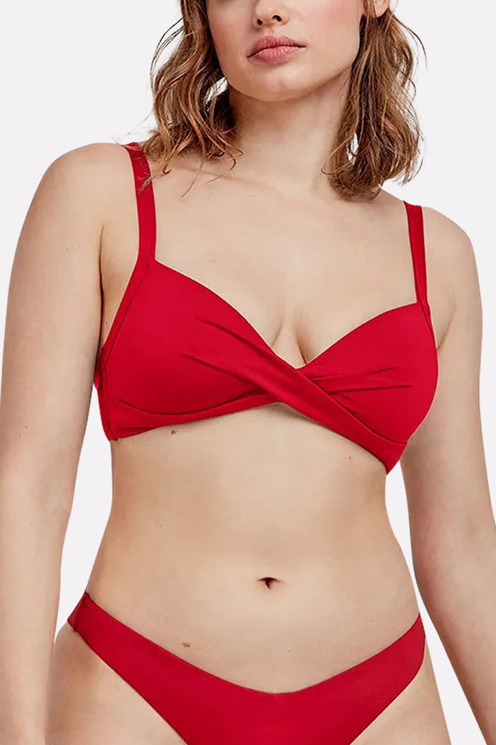 Womens Wireless Adjustable Straps Padded Bikini Bra
