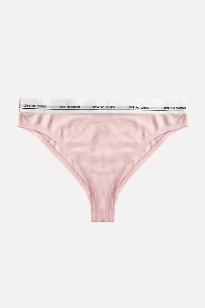 Women's Cotton Mid-Rise Brief Panty with Waistband