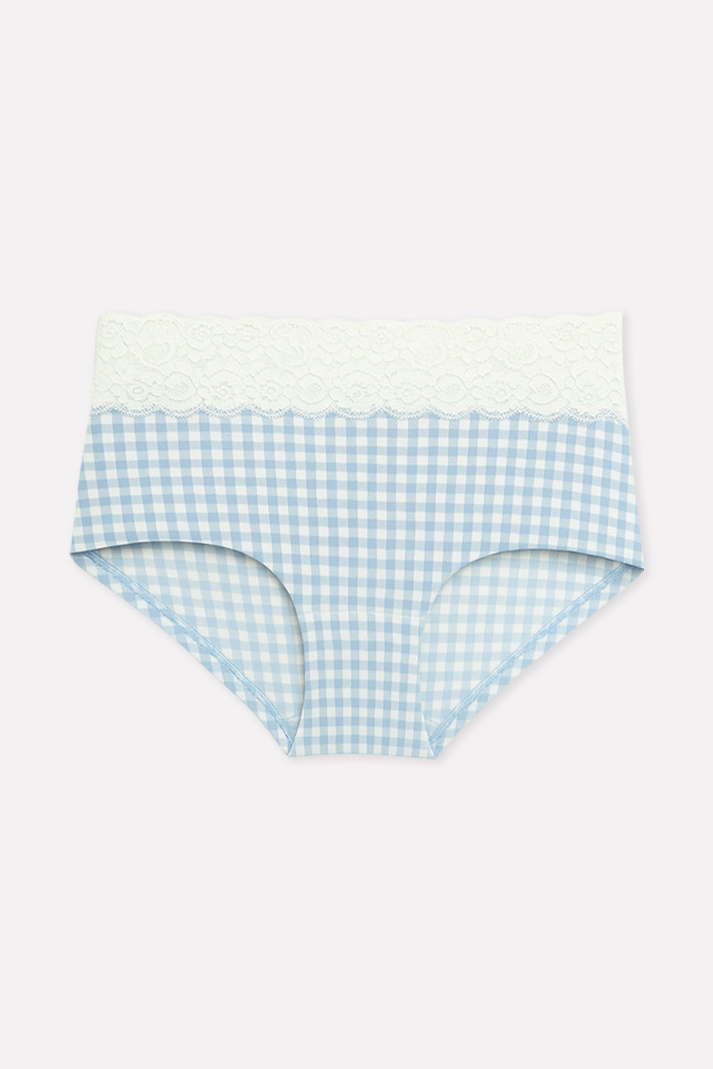 Womens Mid Waist Hipster Lace Brief Panty