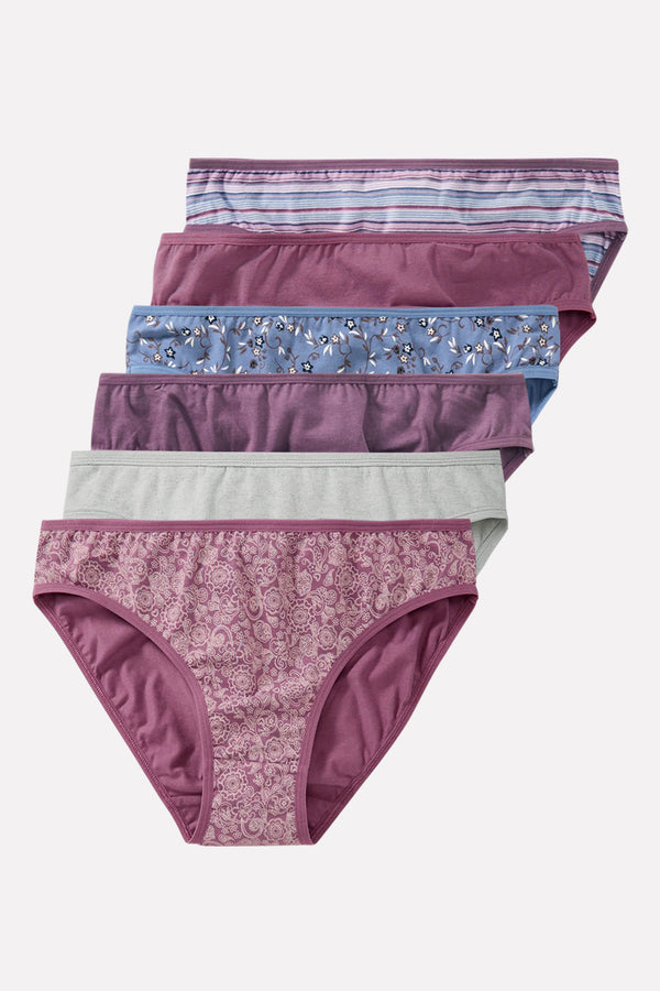 Pack of 4 Womens Classic Soft Cotton Mini Briefs Panty