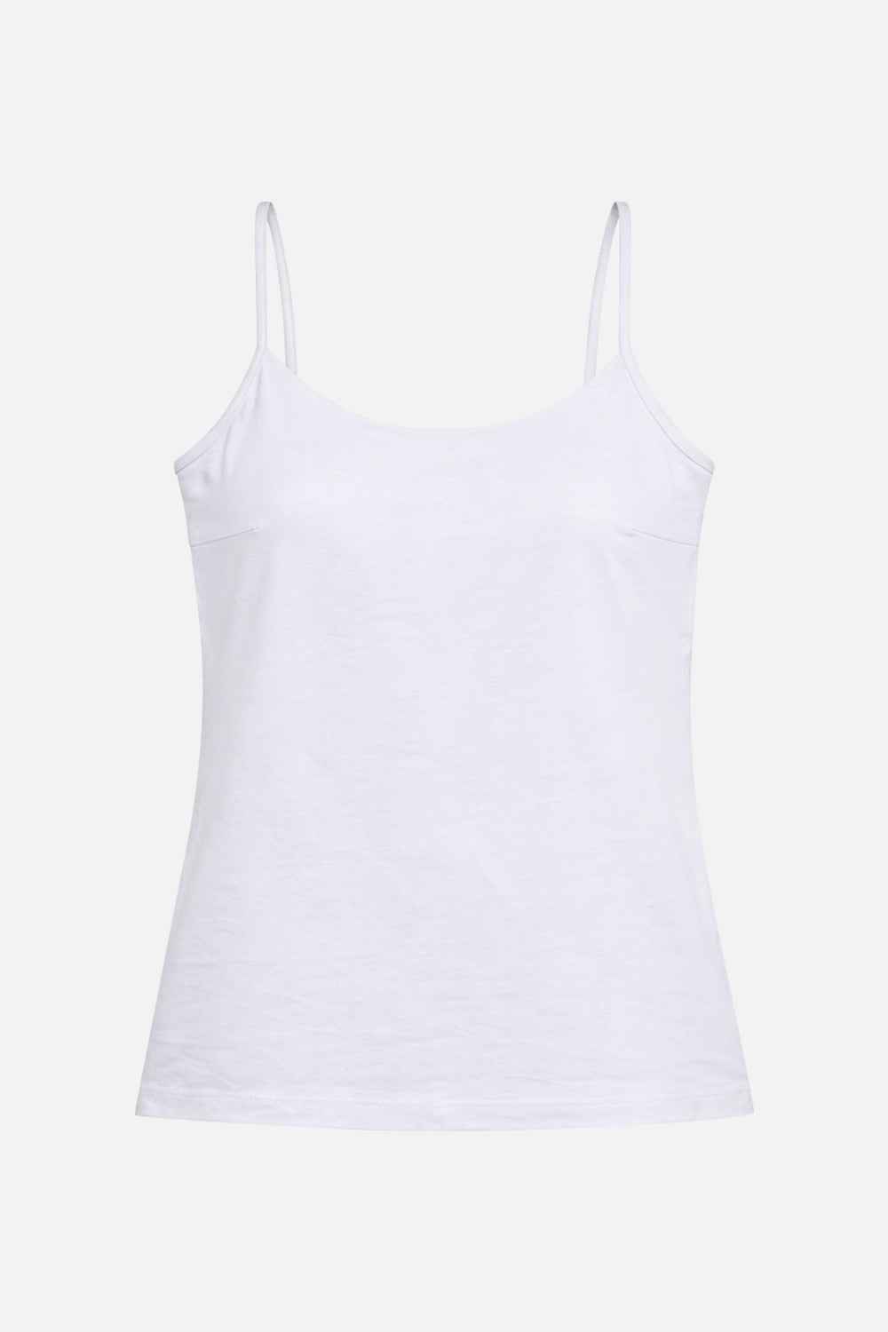 Womens Soft Cotton Adjustable Strap Camisole Tank Top