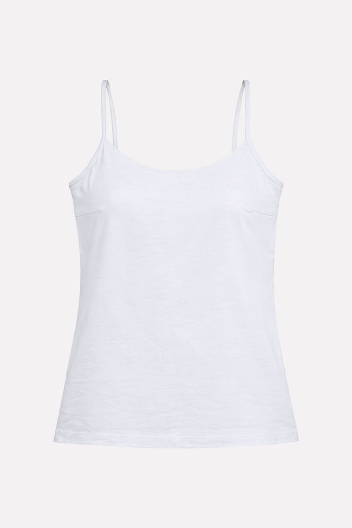 Womens Soft Cotton Adjustable Strap Camisole Tank Top
