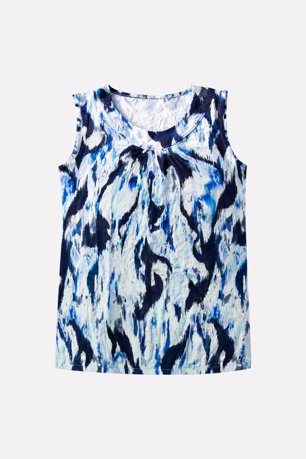 Womens Soft Summer Friendly Sleeveless Printed Tank Top