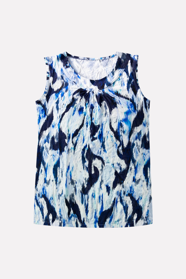 Womens Soft Summer Friendly Sleeveless Printed Tank Top