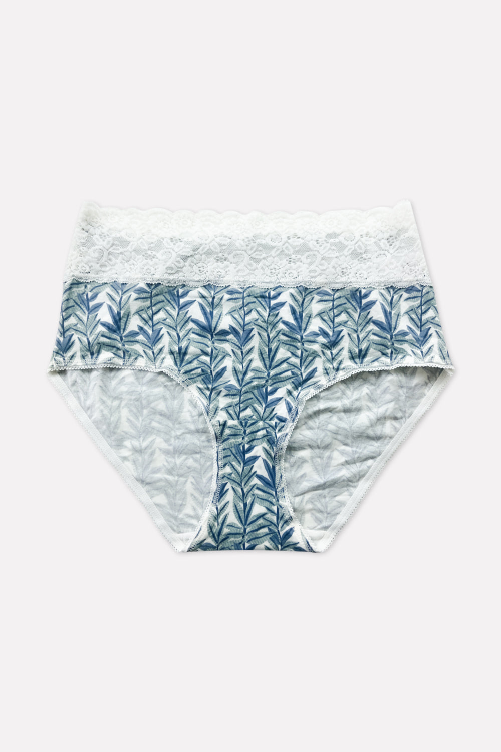 Ladies High Waisted Full Back Cover Printed Brief Panty