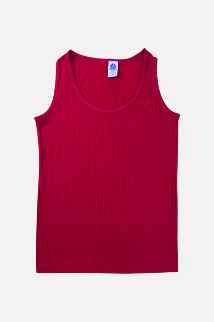 Women's Cotton Camisoles Solid Rib Tank Top