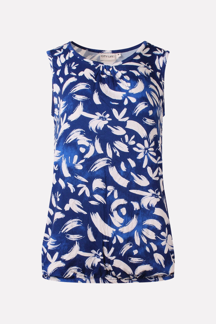 Womens Sleeveless Printed Lightweight Casual Summer Tank Top