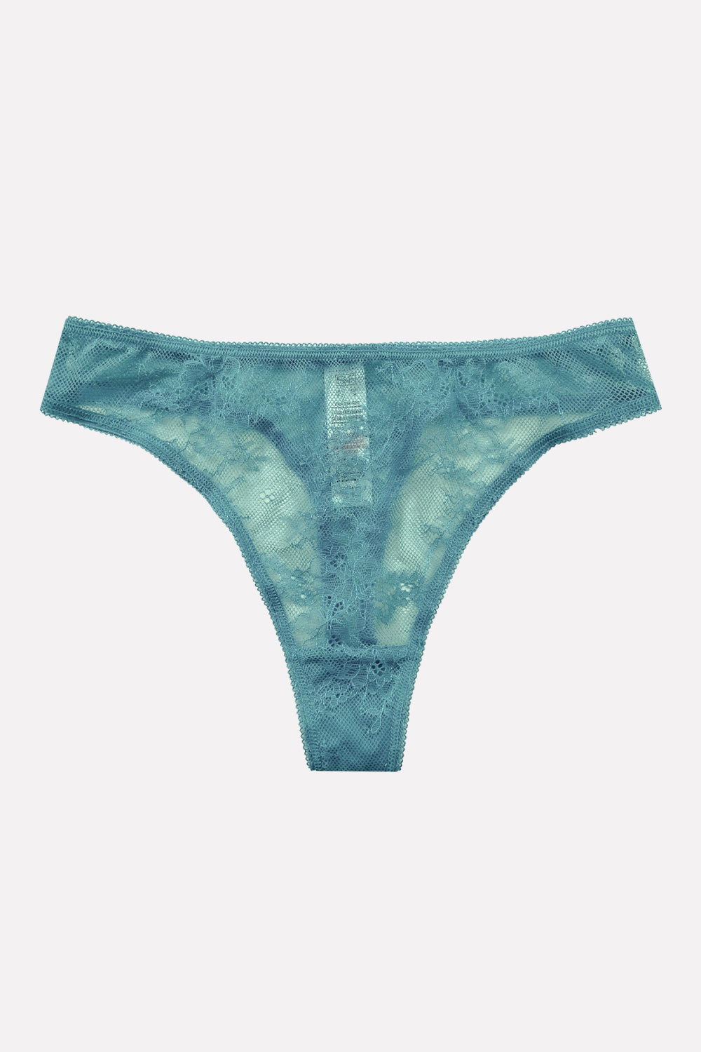 Ladies Mid Rise Lace Front Thong