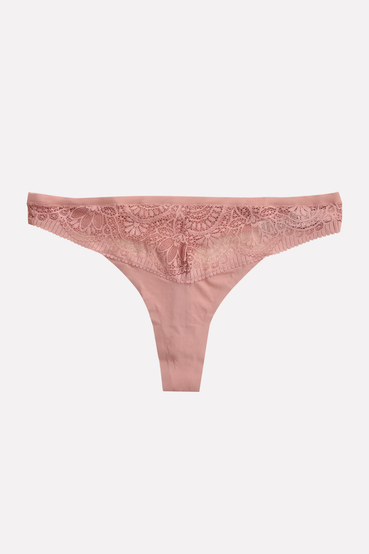 Womens Ultra-Soft & Seamless Comfort Lace Thong