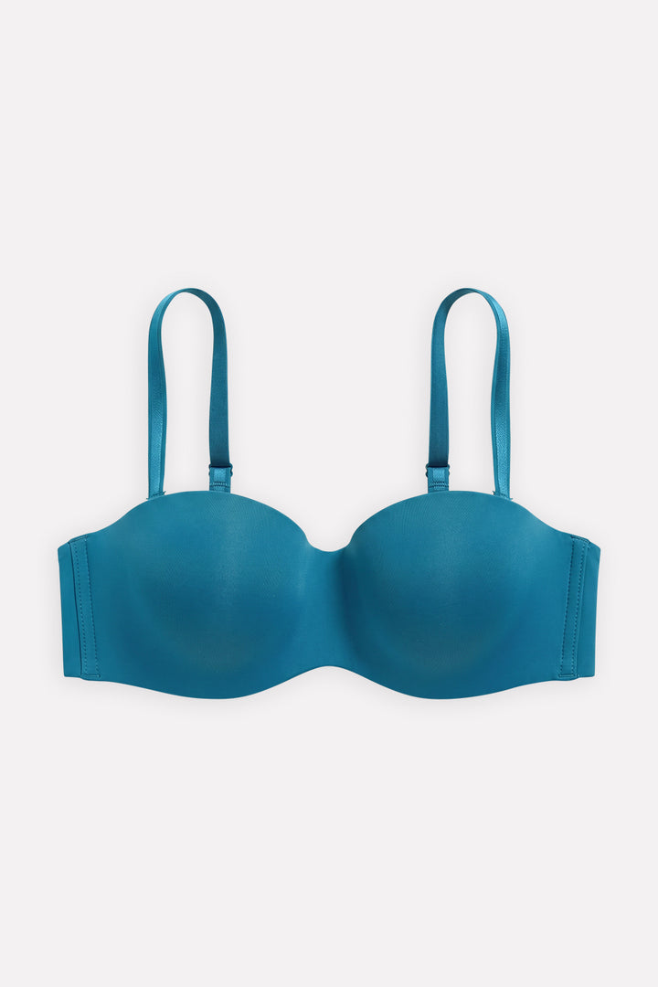 Women’s Smooth Moulded Cup Adjustable Straps Balconette Bra
