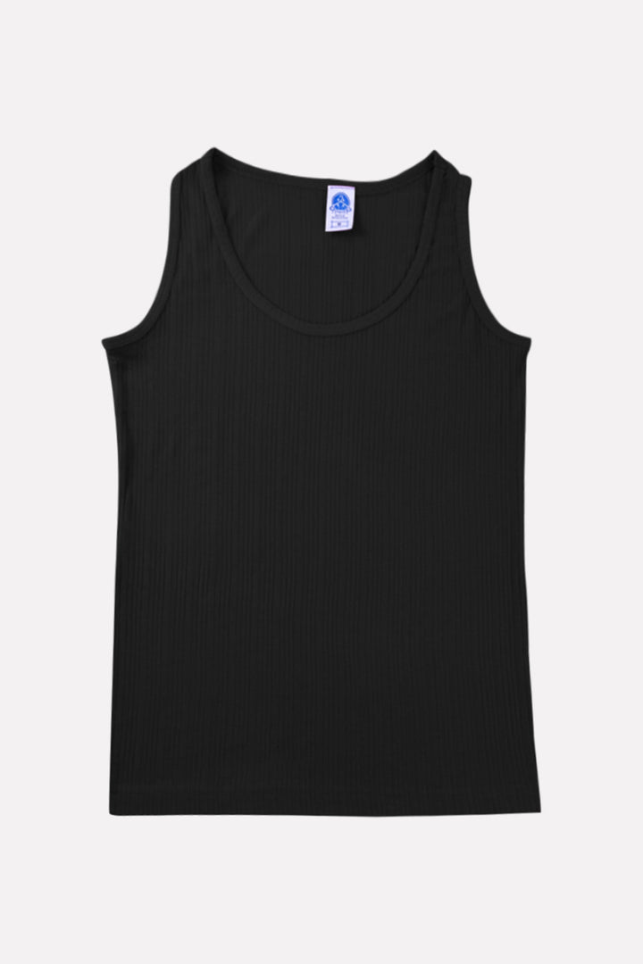 Women's Cotton Camisoles Solid Rib Tank Top