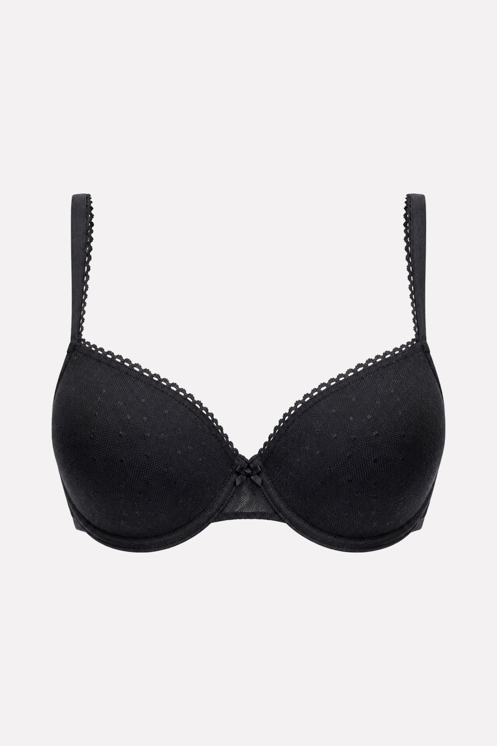 Womens Lightly Padded Plumetis Mesh Underwired Convertible Bra