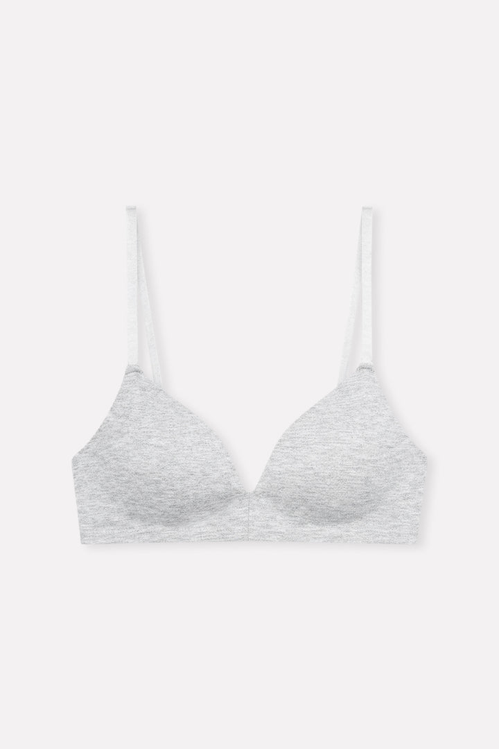 Womens Cotton Padded Soft-Cup Adjustable Straps Bra