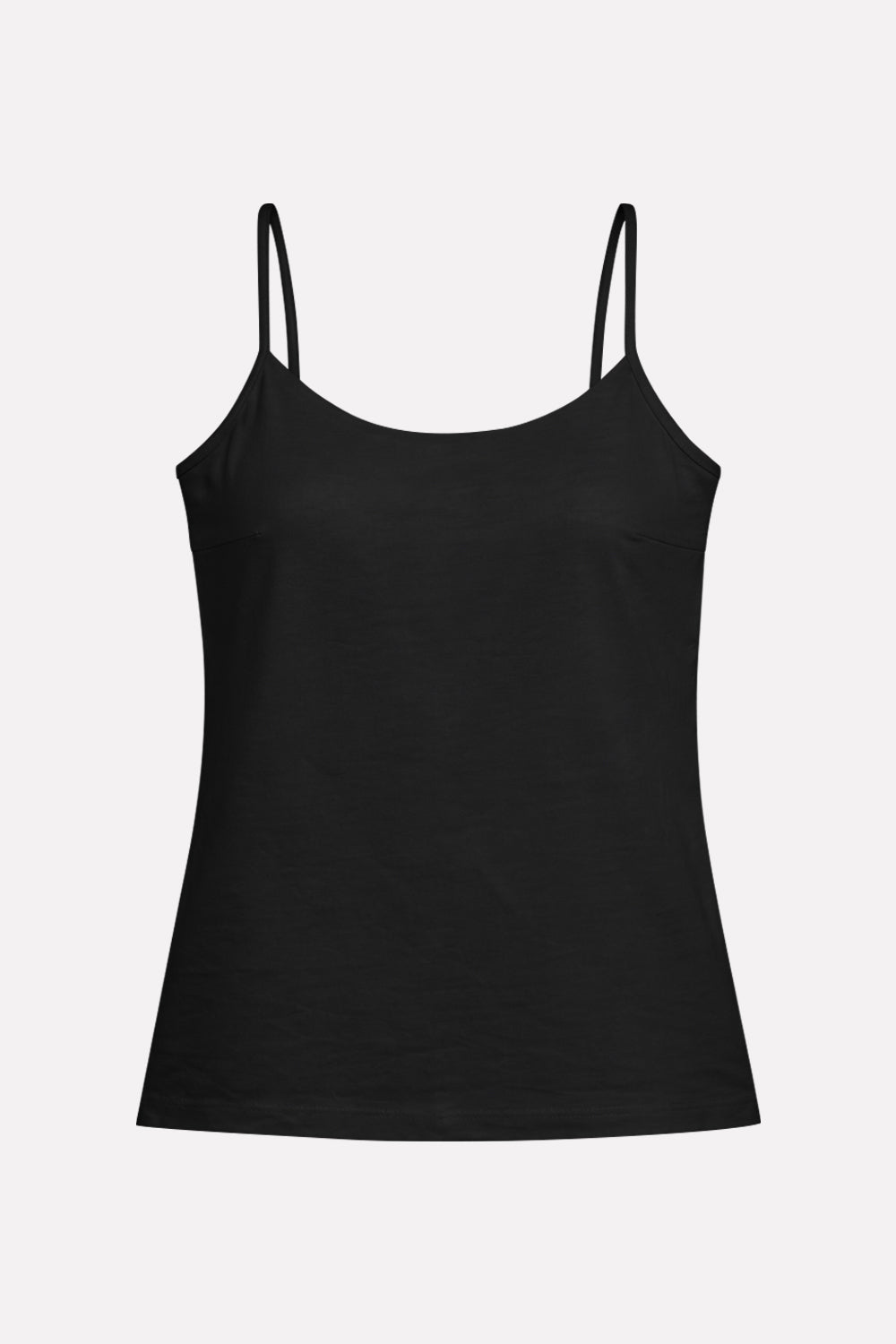 Womens Soft Cotton Adjustable Strap Camisole Tank Top