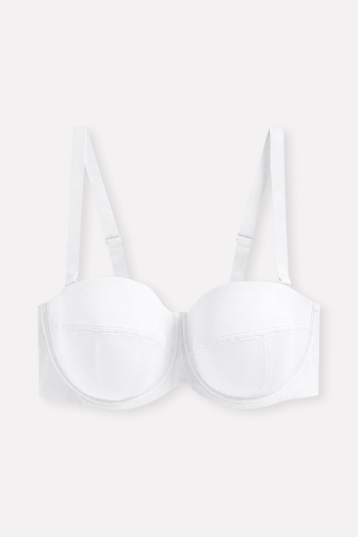 Womens Lightly Padded Strapless Multiway Underwired Bra