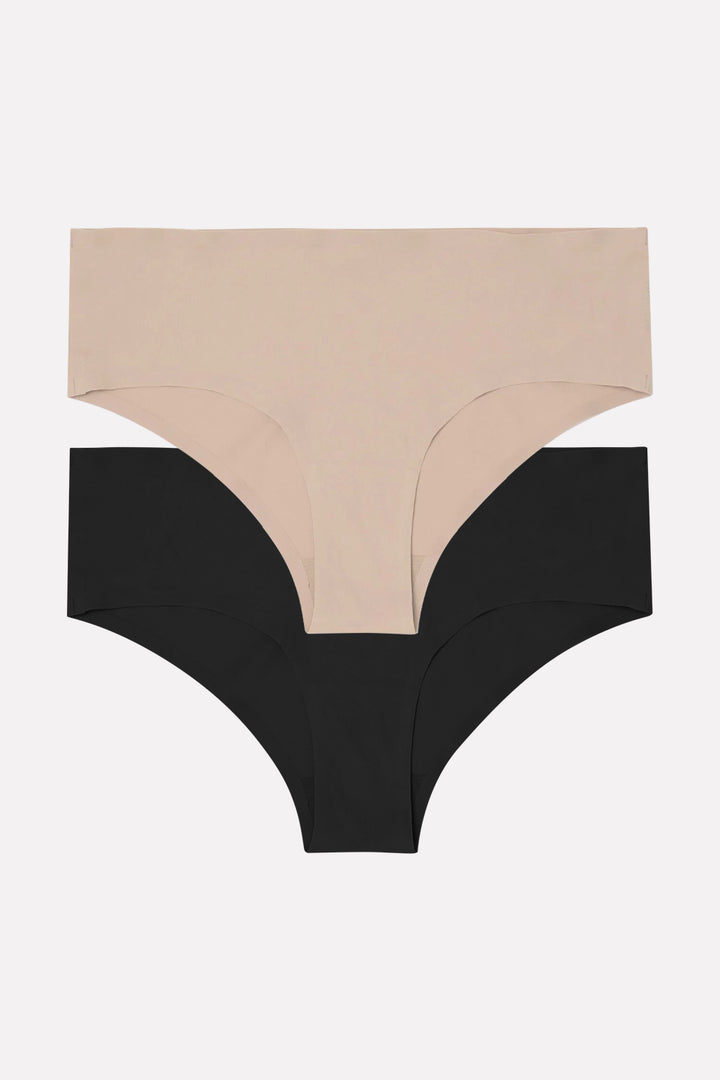 Womens Seamless Mid Rise Ultra Soft Invisible Panty