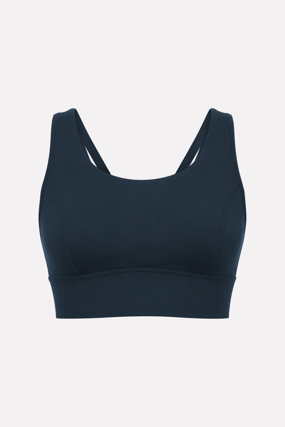 Womens Medium to High Support Padded Crop Sports Bra