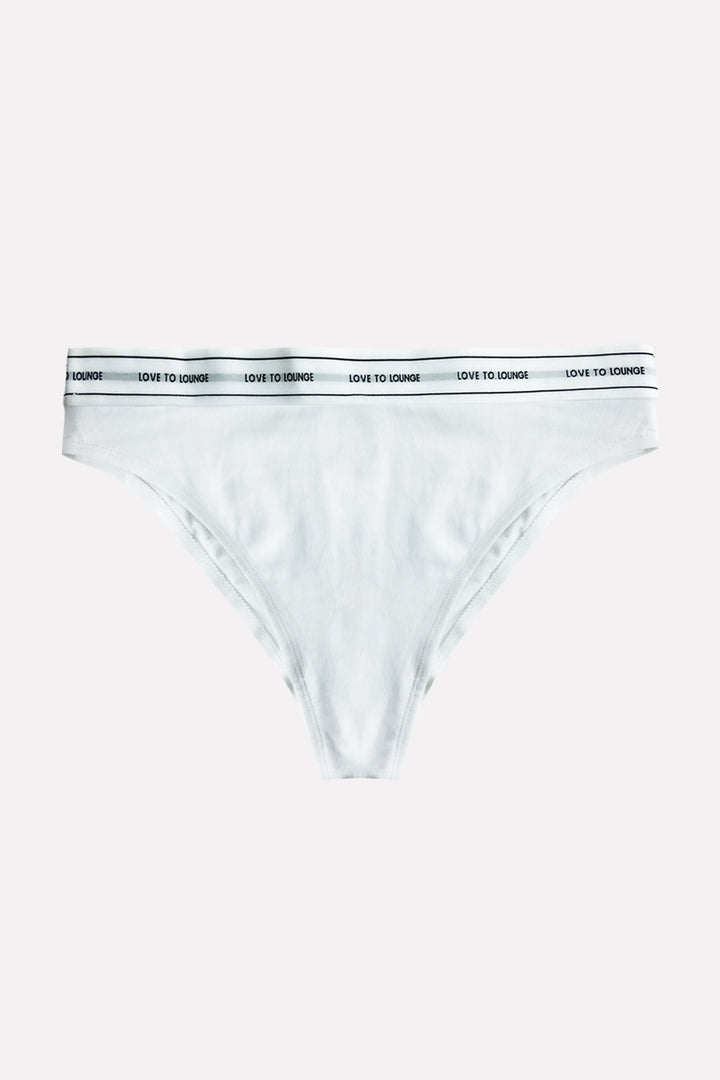 Women's Cotton Mid-Rise Brief Panty with Waistband