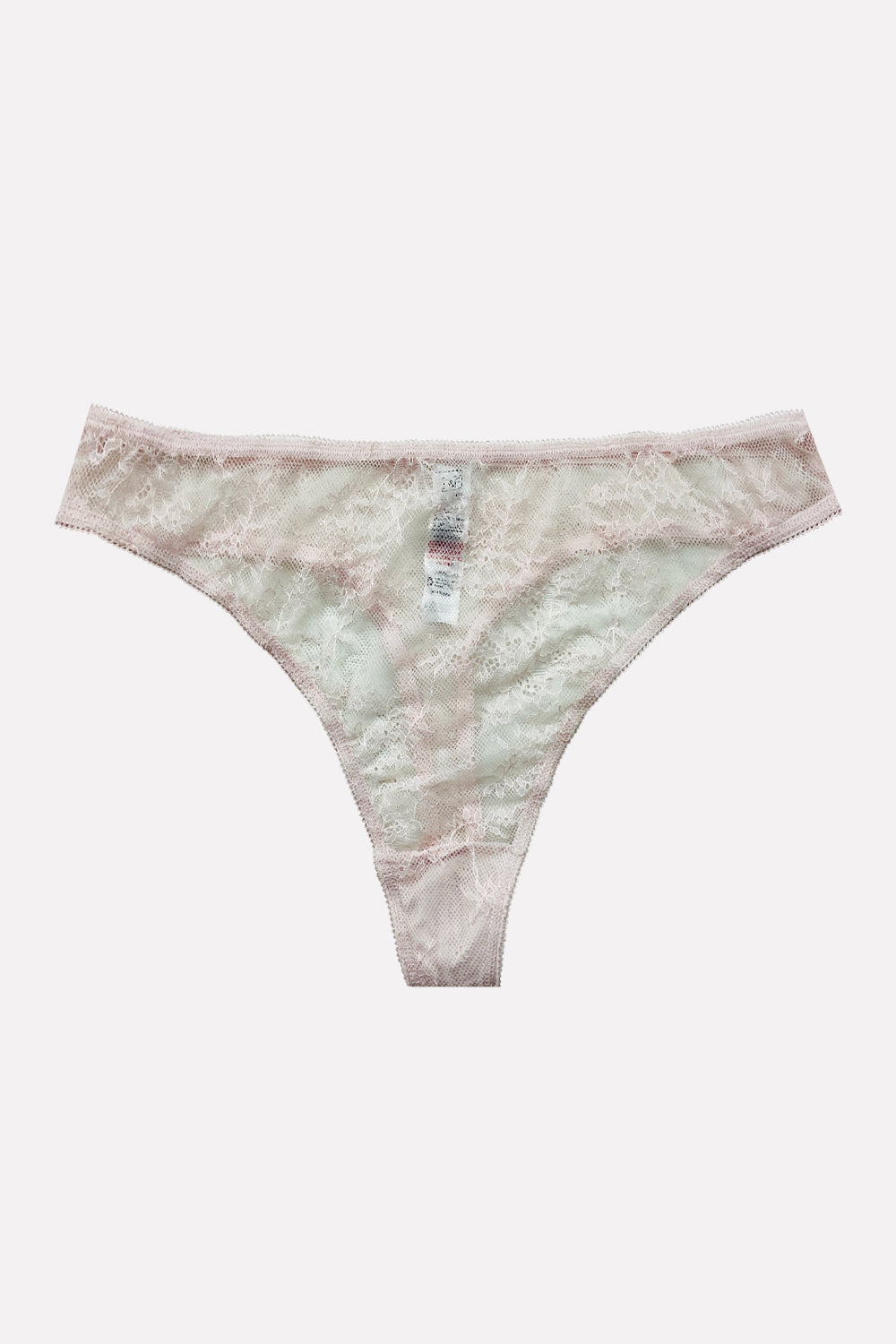 Ladies Mid Rise Lace Front Thong