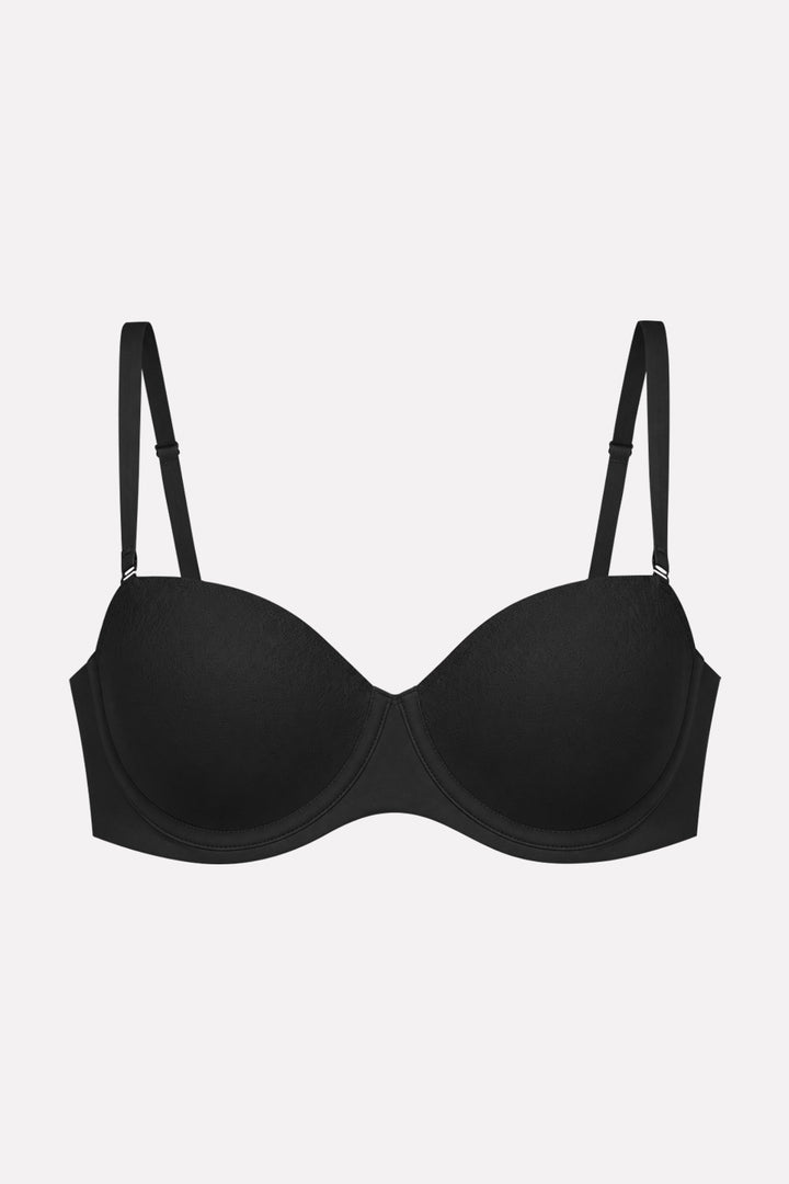 Womens Detachable Strap Underwired Push Up Bra