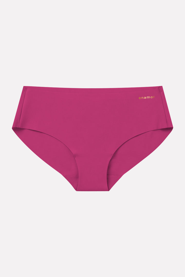 Womens Seamless Mid Rise Invisible Hipster Bikini Panty