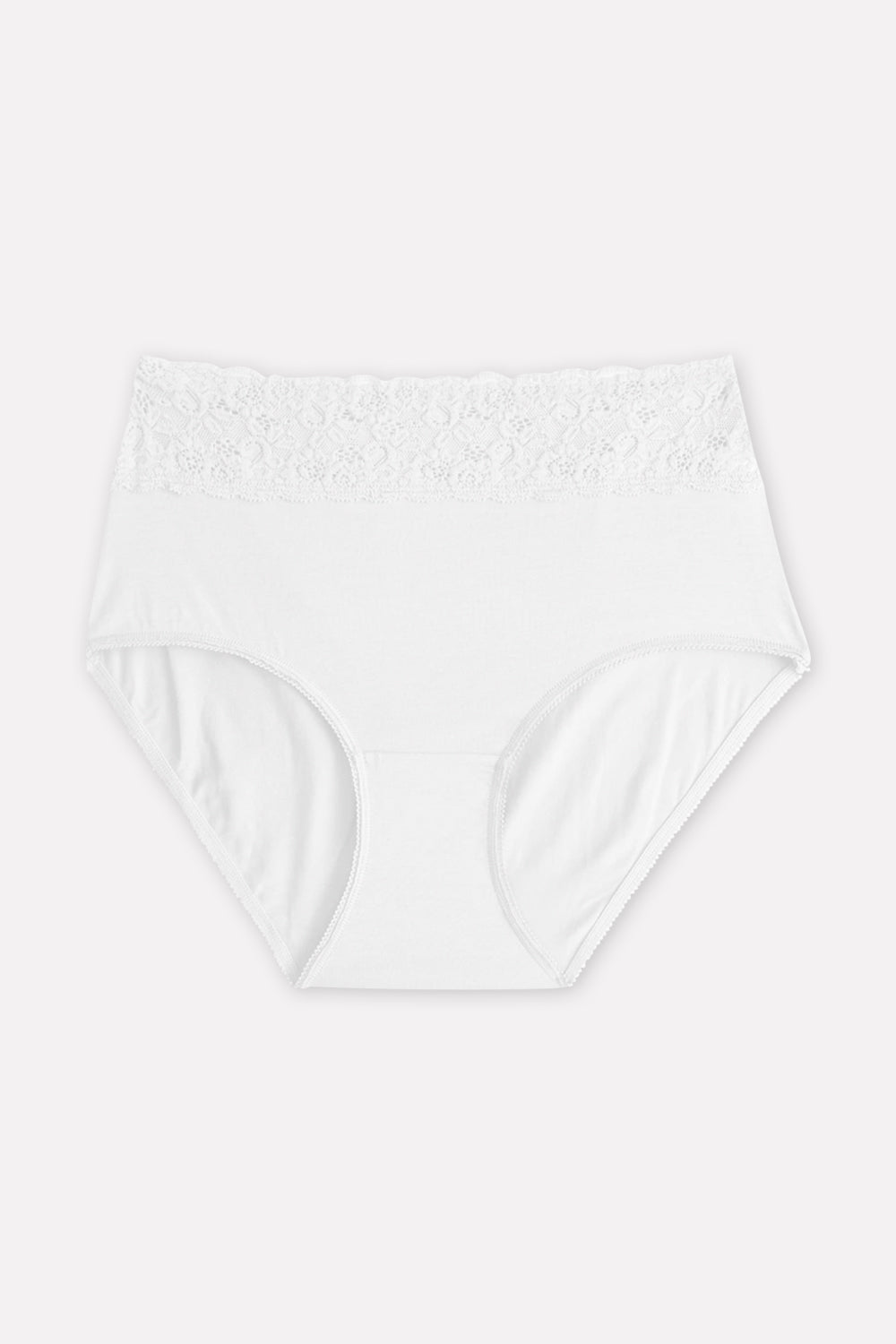 Ladies High Waisted Full Back Cover Printed Brief Panty