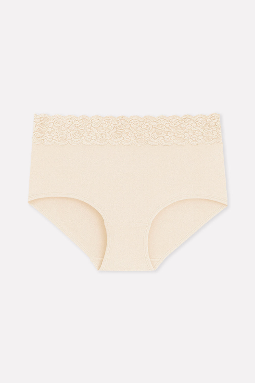 Womens Mid Waist Hipster Lace Brief Panty