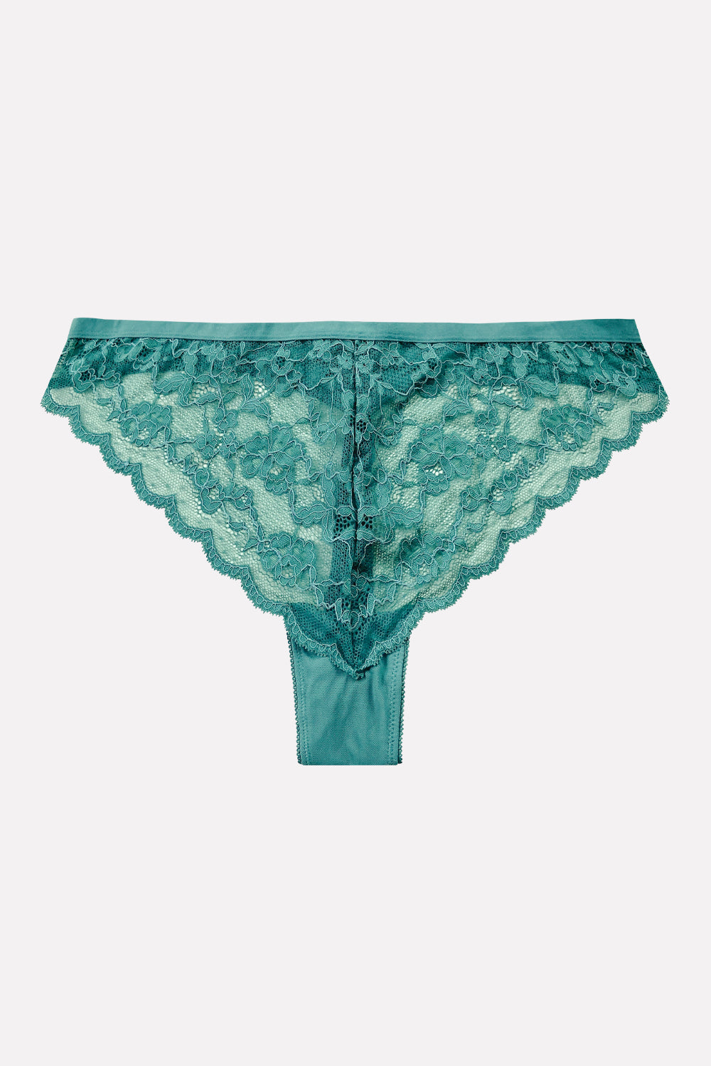 Ladies Mid Rise Lace Front Thong