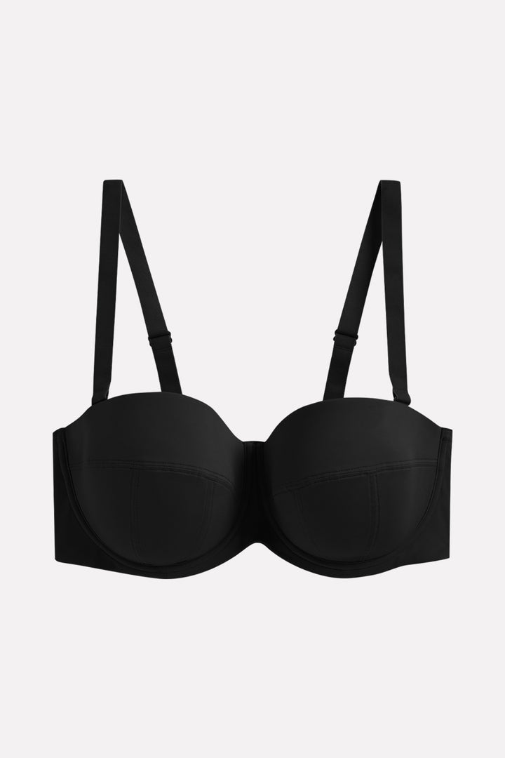 Womens Lightly Padded Strapless Multiway Underwired Bra