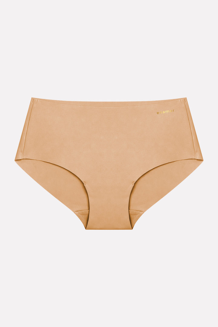 Womens Seamless Mid Rise Invisible Soft Stretch Hipster Panty