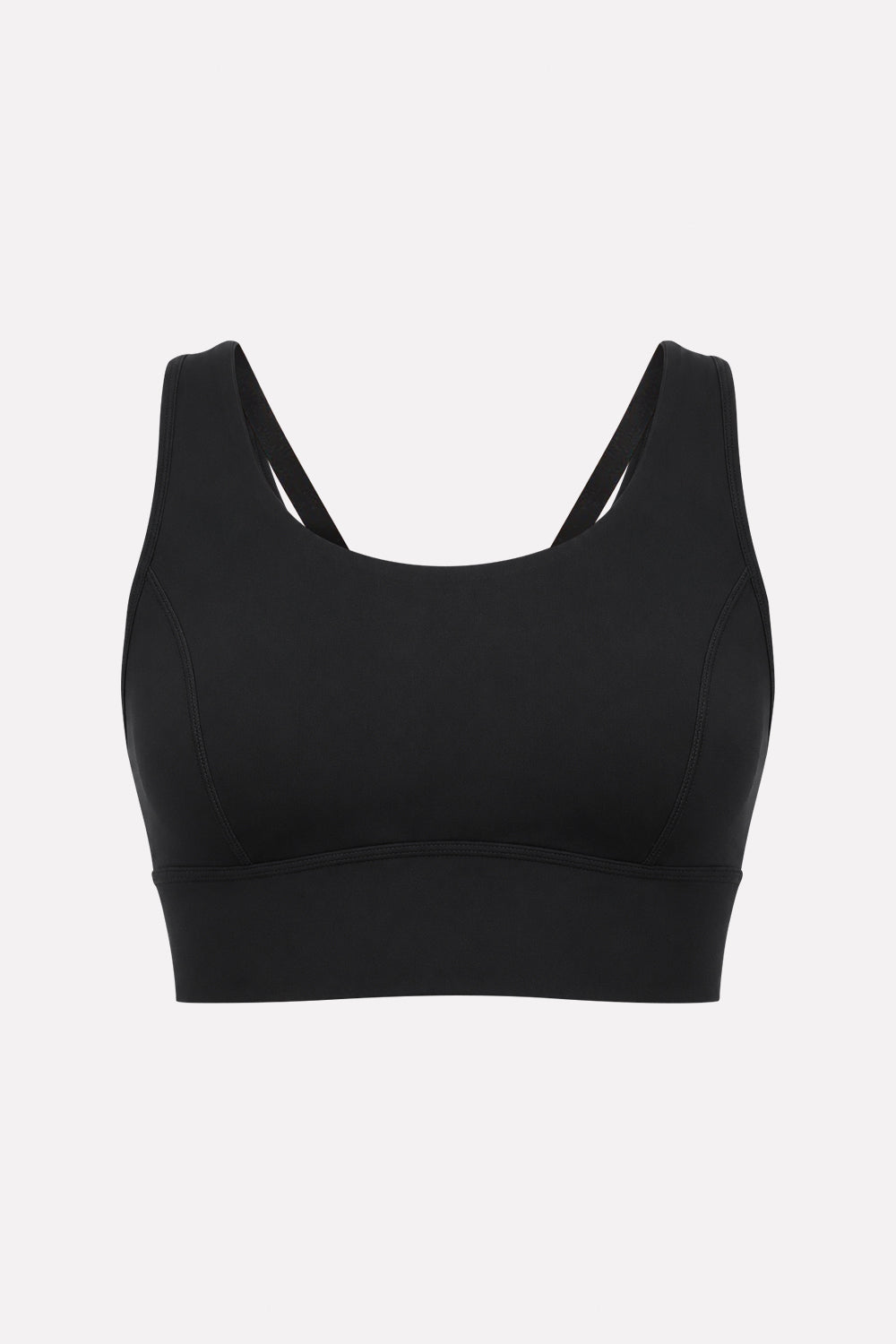 Womens Medium to High Support Padded Crop Sports Bra