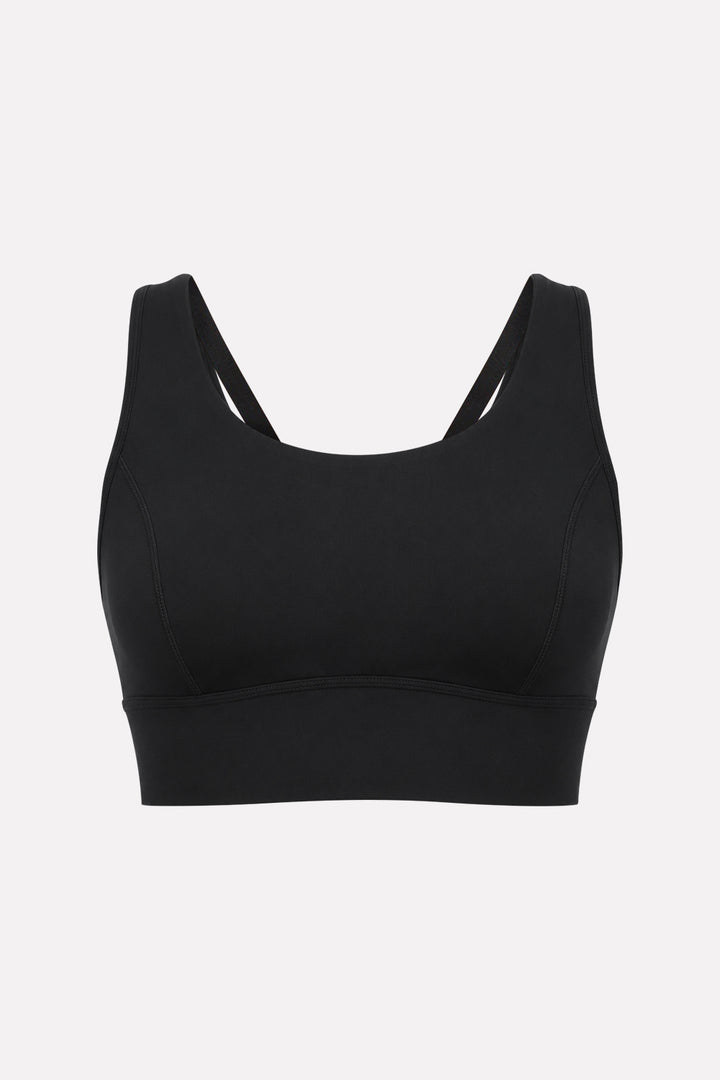 Womens Medium to High Support Padded Crop Sports Bra