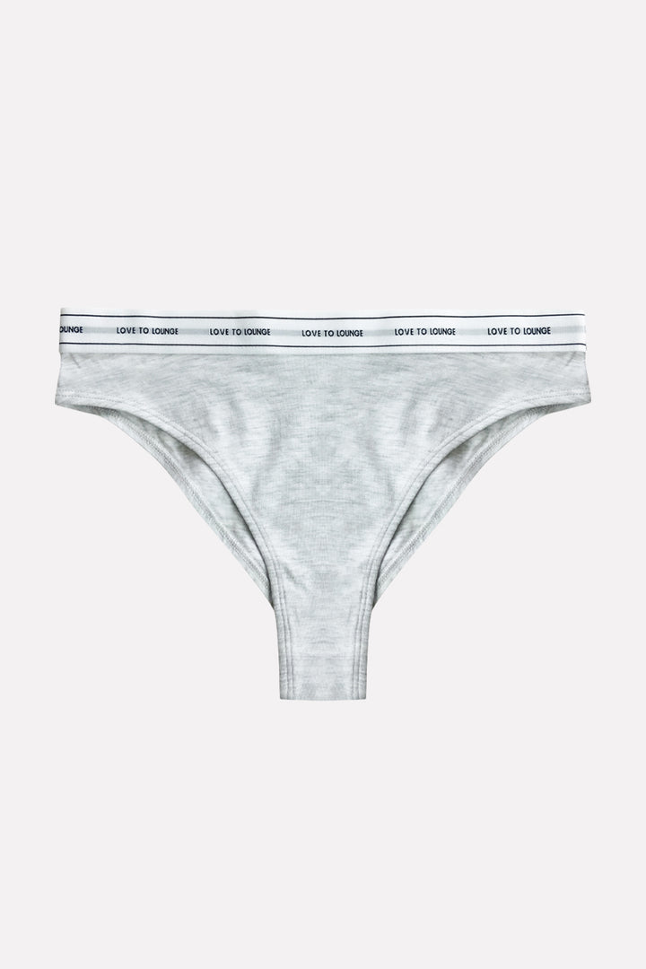 Women's Cotton Mid-Rise Brief Panty with Waistband
