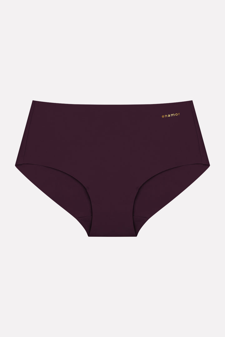 Womens Seamless Mid Rise Invisible Soft Stretch Hipster Panty
