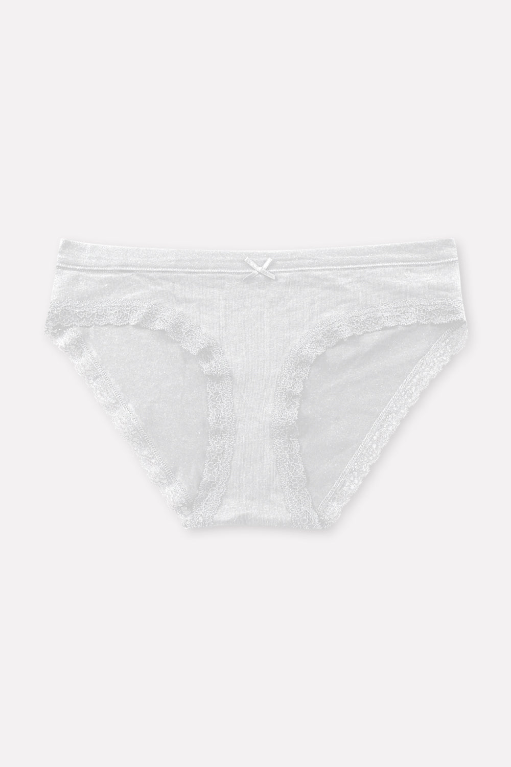 Ladies Lace Trim Brief Panty