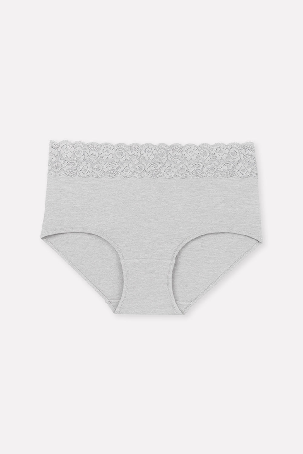 Womens Mid Waist Hipster Lace Brief Panty