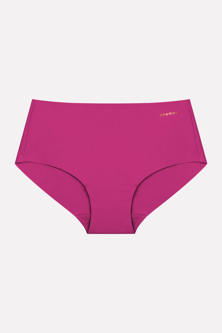 Womens Seamless Mid Rise Invisible Soft Stretch Hipster Panty