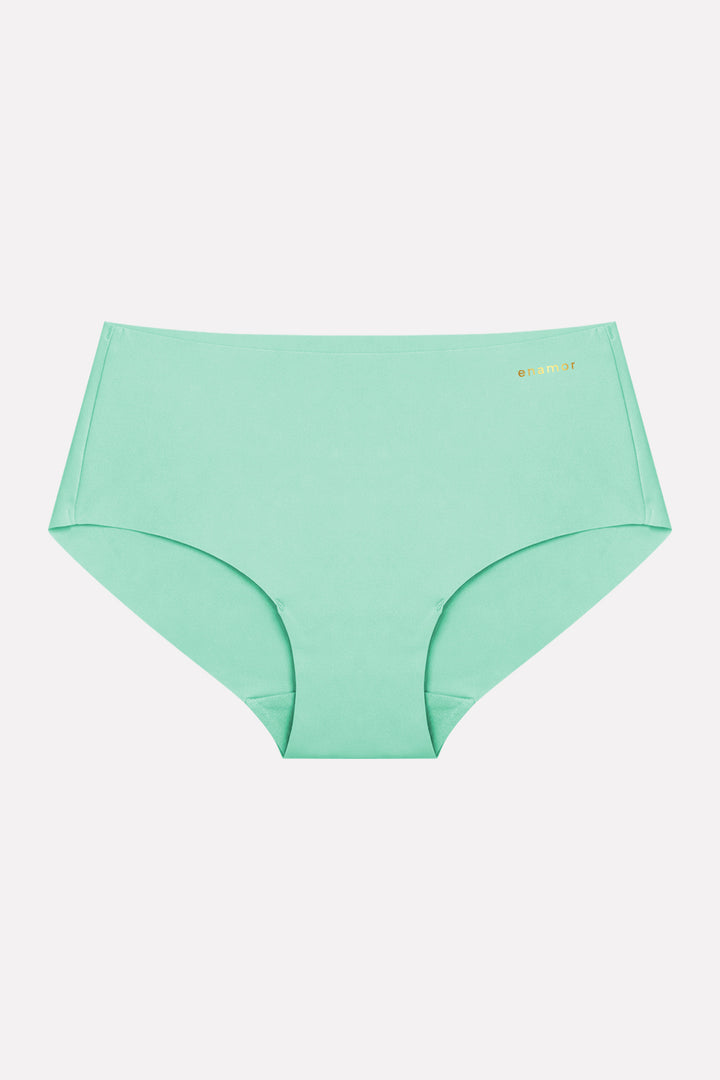 Womens Seamless Mid Rise Invisible Soft Stretch Hipster Panty