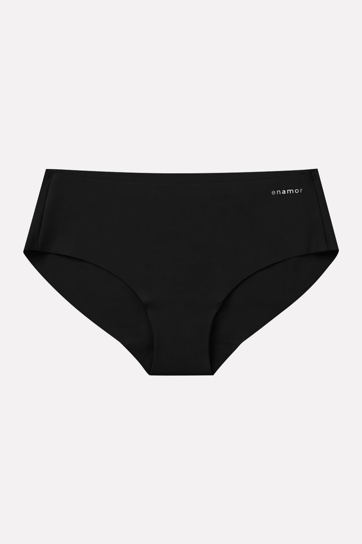 Womens Seamless Mid Rise Invisible Hipster Bikini Panty