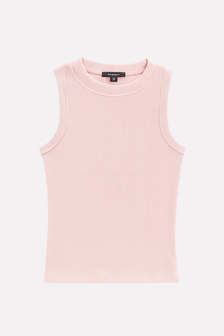 Women's Ribbed Cotton Sleeveless Tank Top