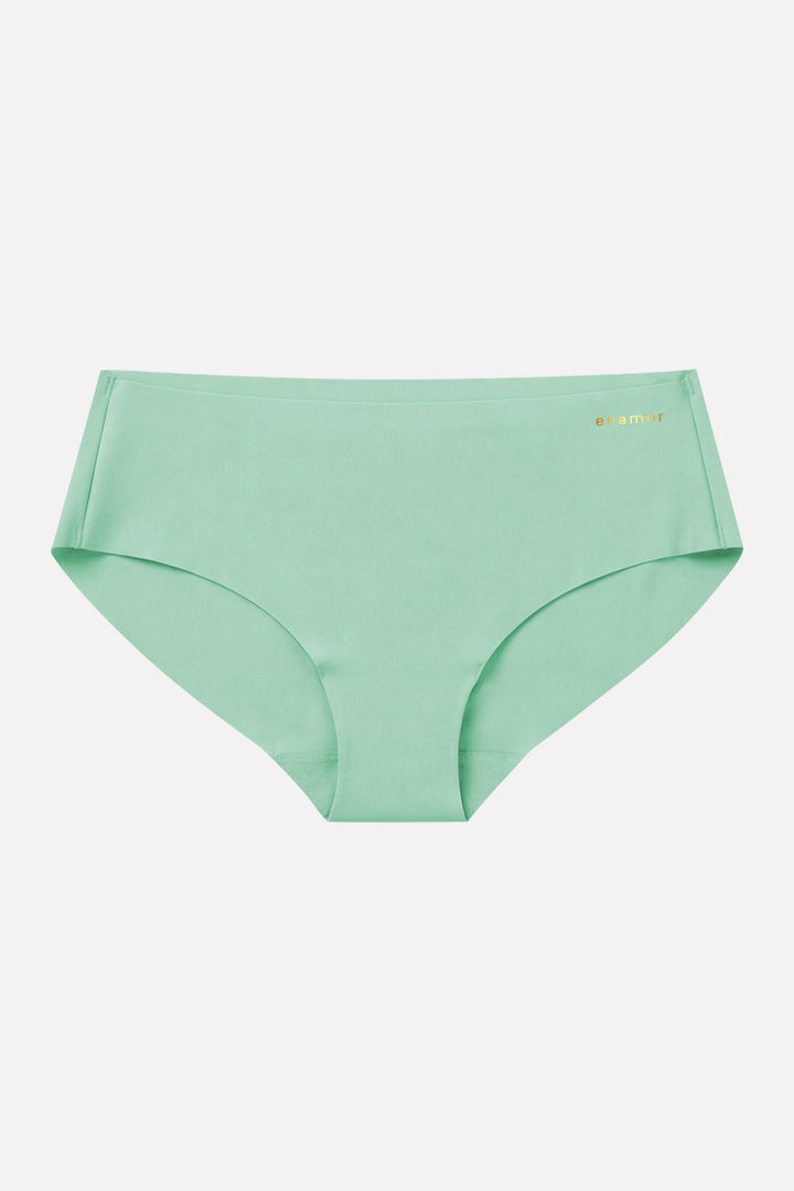 Womens Seamless Mid Rise Invisible Hipster Bikini Panty