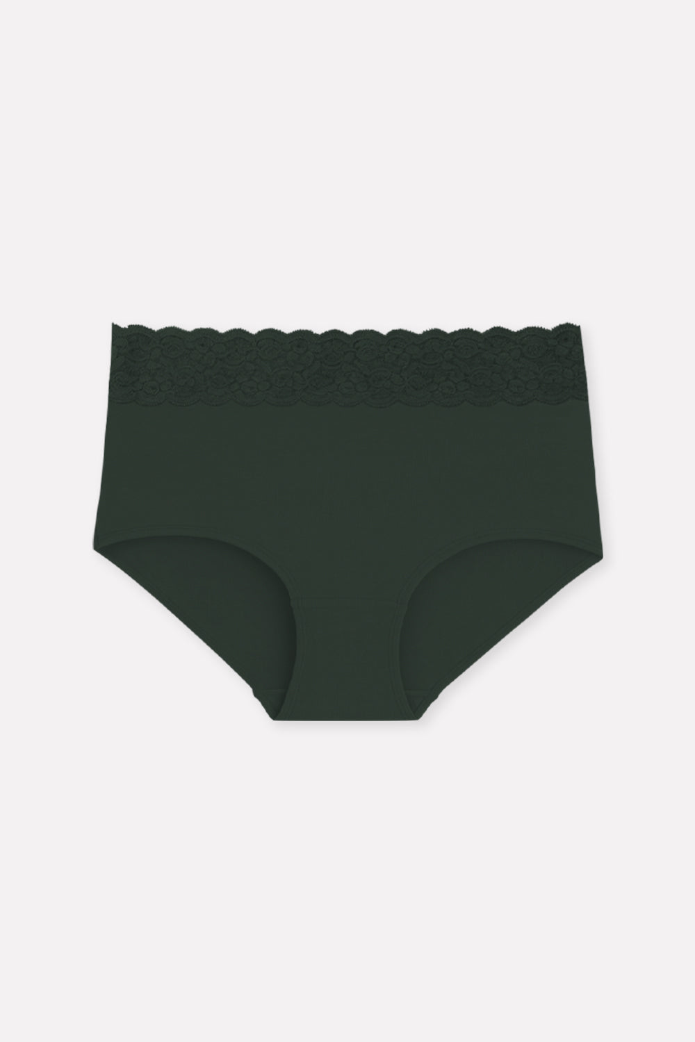 Womens Mid Waist Hipster Lace Brief Panty