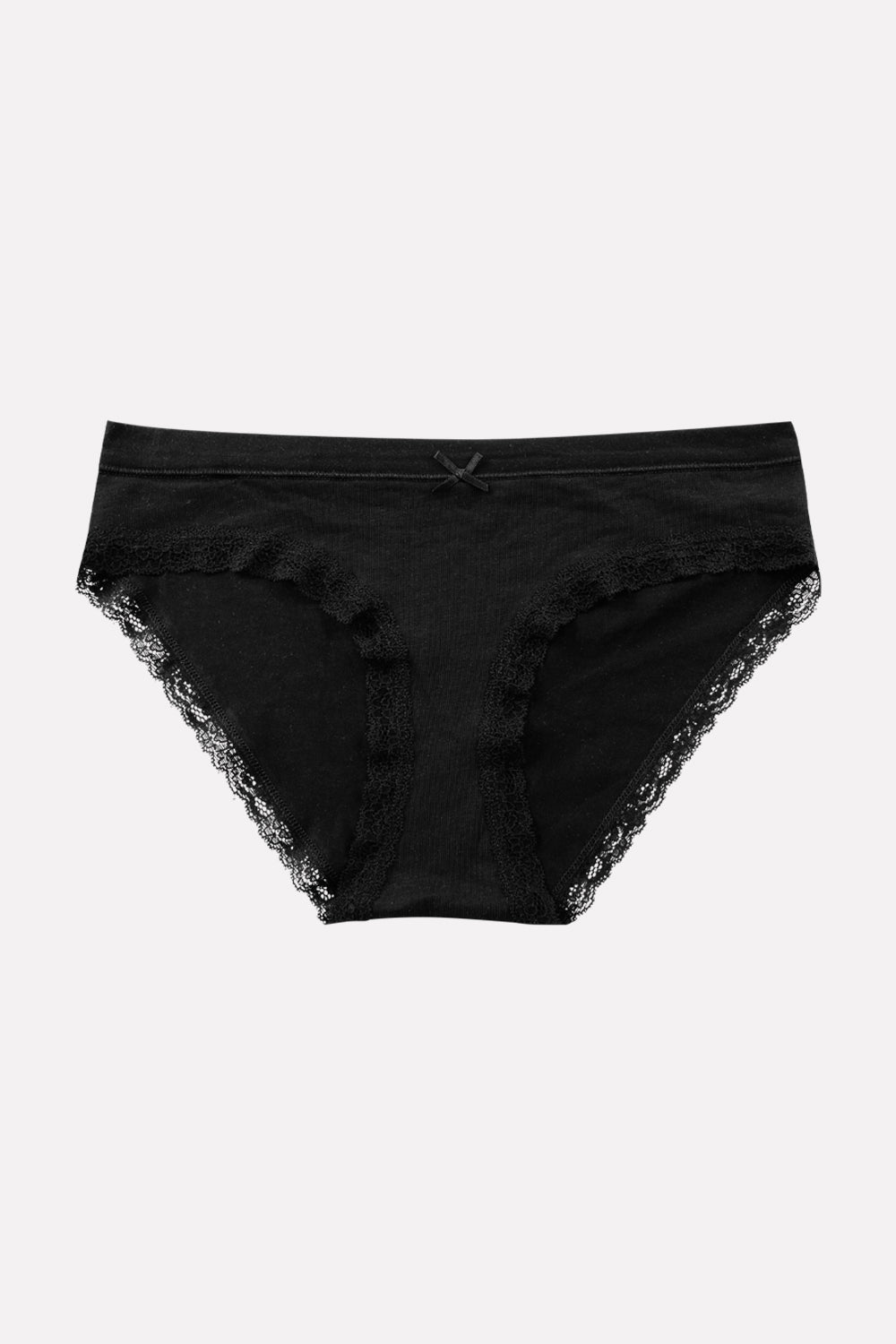 Ladies Lace Trim Brief Panty