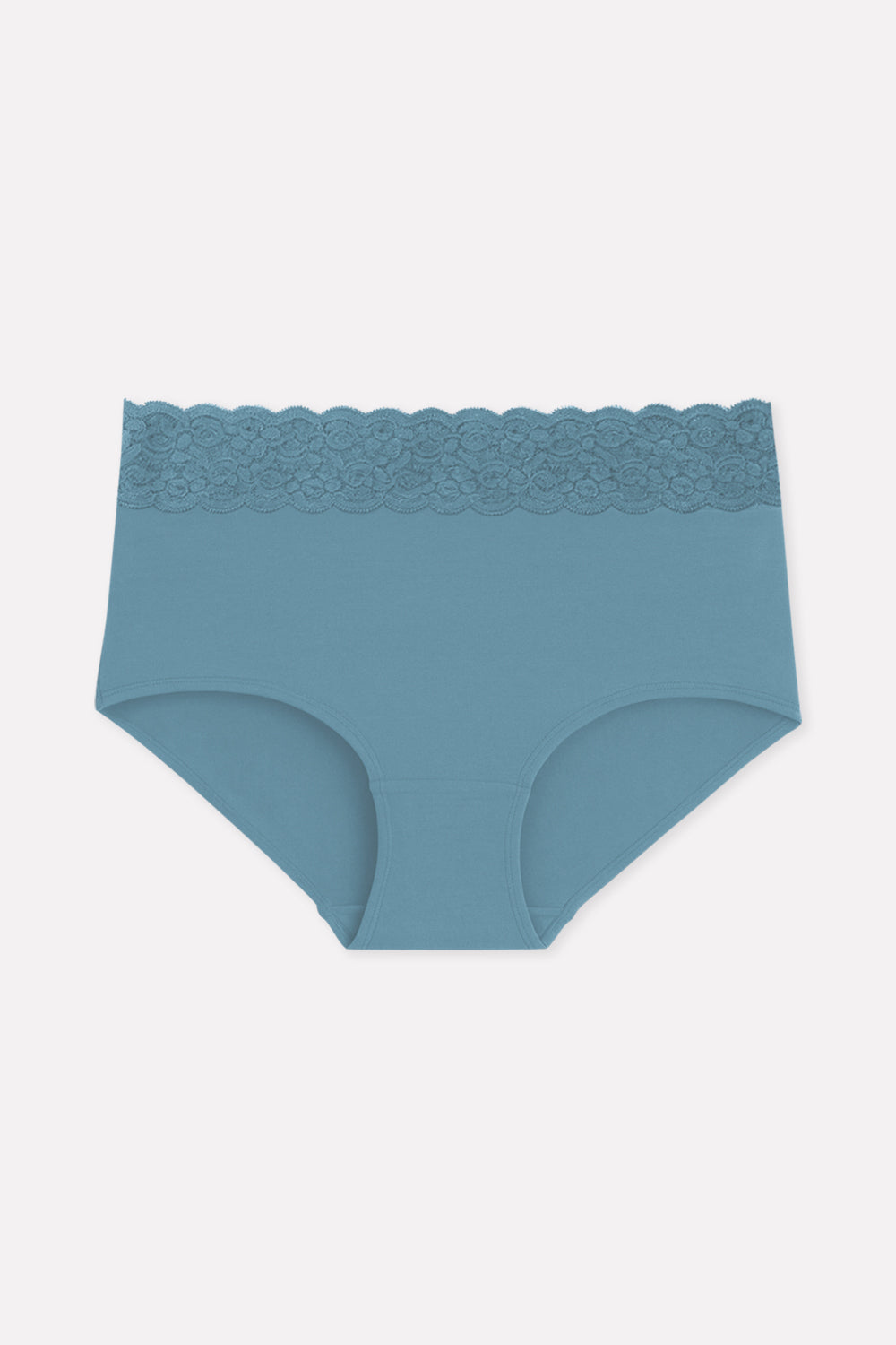 Womens Mid Waist Hipster Lace Brief Panty