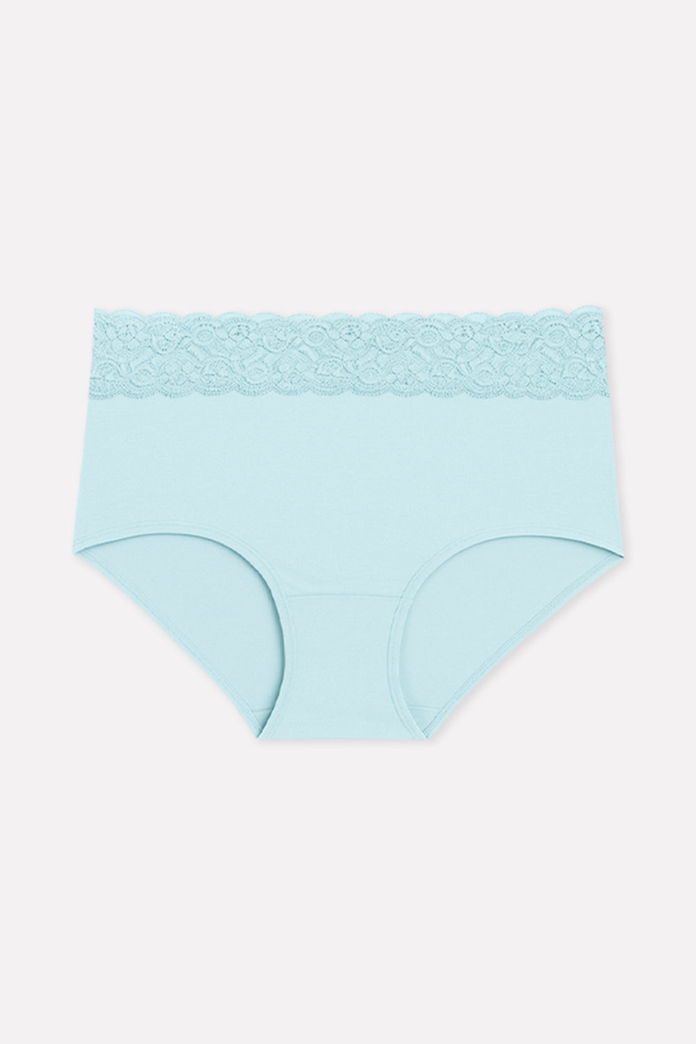 Womens Mid Waist Hipster Lace Brief Panty