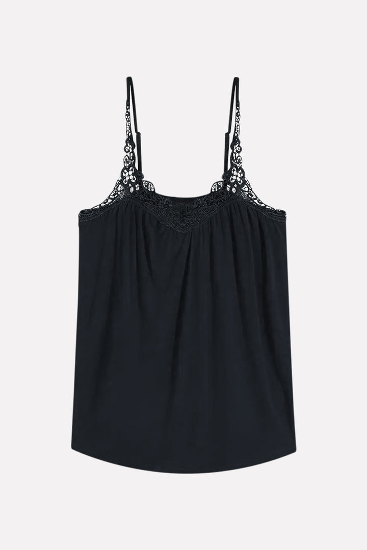 Ladies Sleeveless Stylish & Comfortable Lace Tank Top