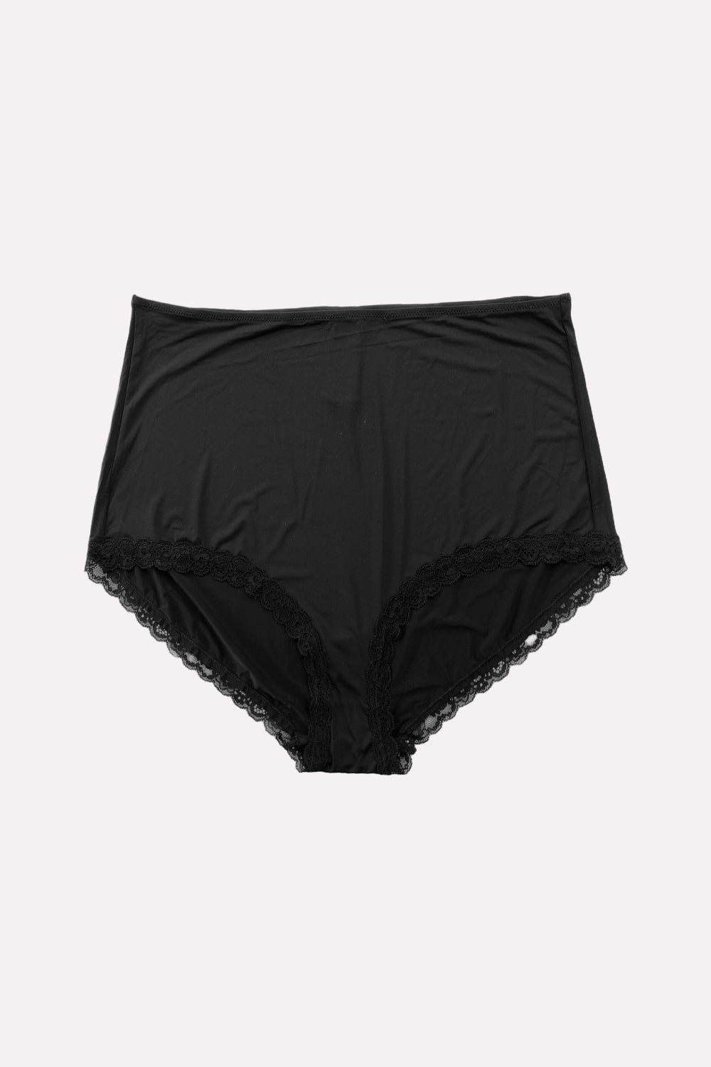 Ladies Whimsical High-Waisted Lace Trim Panties