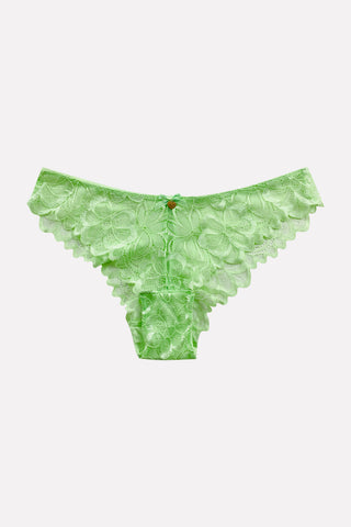 Ladies Mid Rise Brazilian Cut Mesh Brief Panty