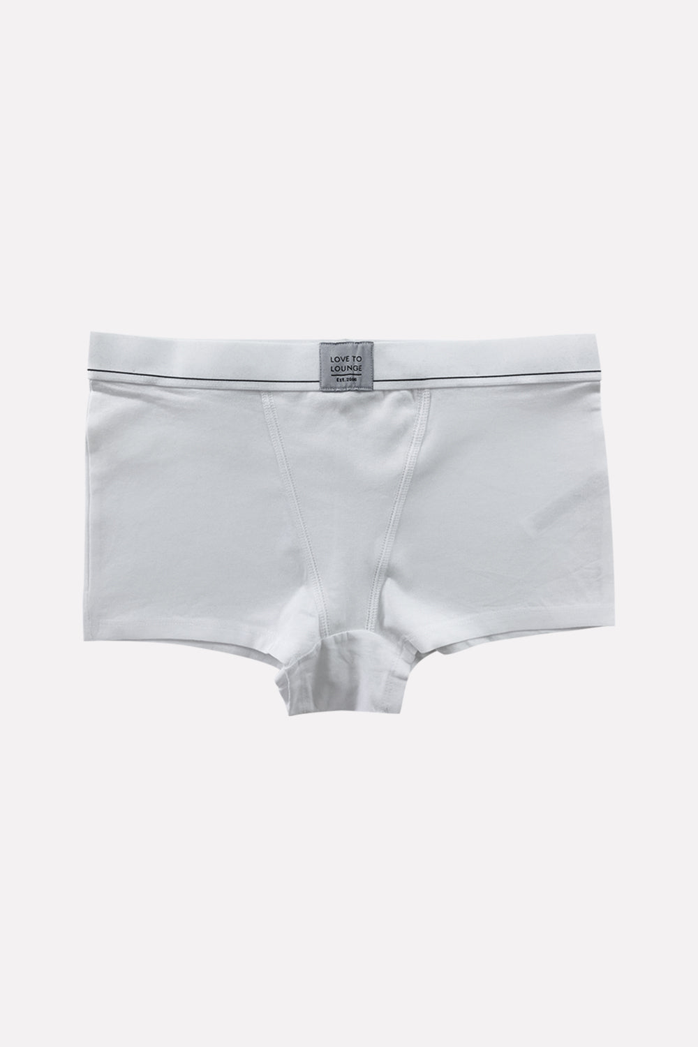 Women's Mid Waist Cotton Boxer Brief Panty